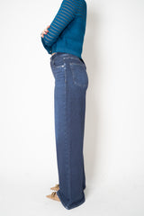 Balmain Knit Viscose Stripe Cardigan in Blue