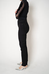 Rag & Bone Flexi Wren High-RIse Slim Jeans in Black