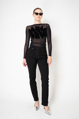 Rag & Bone Flexi Wren High-RIse Slim Jeans in Black