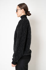 Balmain Bouclé Bomber Jacket in Black