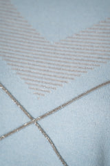 D. Exterior Cashmere Blend Knit Pullover with Brilliant Beading in Sky Blue Vancouver. Shop Online or in Store.