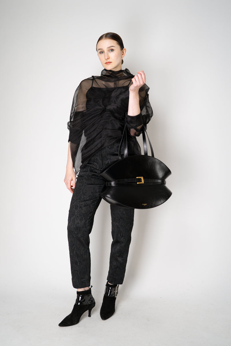 Annette Gortz Silk Organza Soleil Pullover in Black Vancouver. Shop Online or in Store.