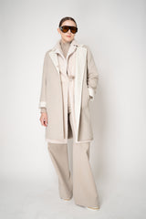 Lorena Antoniazzi Straight Wide Leg Jeans in Taupe
