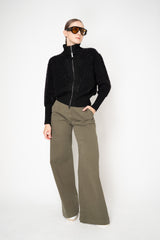 Lorena Antoniazzi Wool Mohair Sequin Bouclé Cropped Cardigan