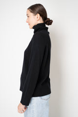 Amina Rubinacci knit Cashmere Turtleneck Pullover in Black
