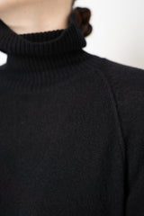 Amina Rubinacci knit Cashmere Turtleneck Pullover in Black