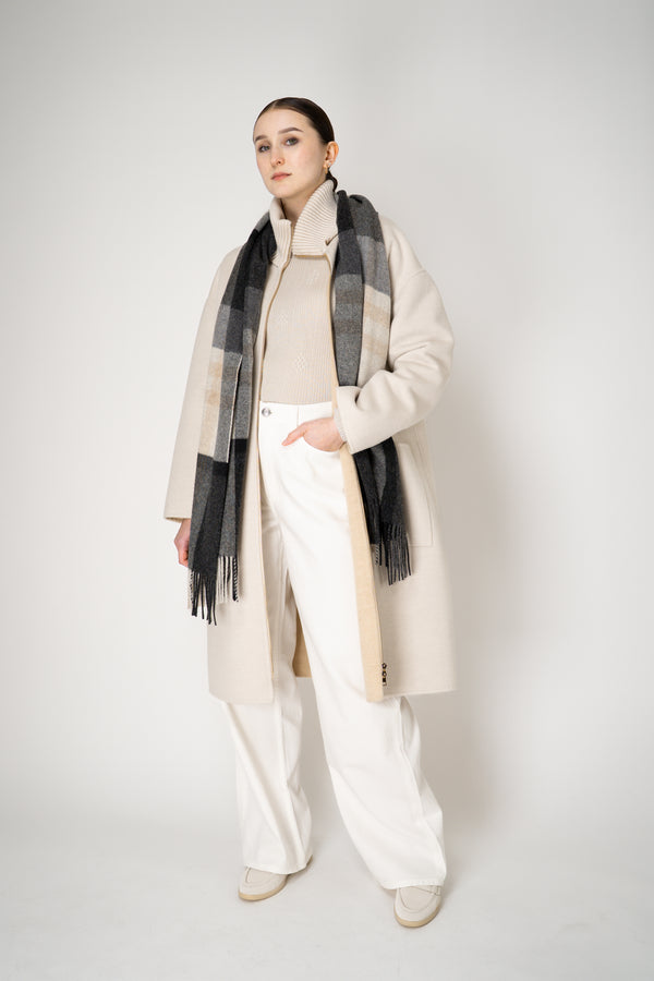 Tonet Featherweight Merino Wool Knit Crew Neck in Clay