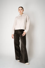 Tonet Cotton Valour Straight Leg Pants in Ash Brown