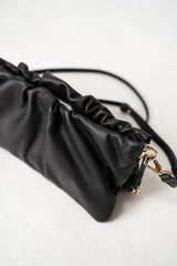 Fabiana Filippi Leather Clutch / Shoulder Bag With Gold Knot Charm