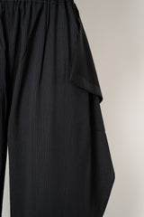 Pleats Please Issey Miyake A-Poc Pull-On Style  Pants in Black