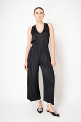 Pleats Please Issey Miyake Thicker Bottoms 1 Wide Leg Trousers in Black