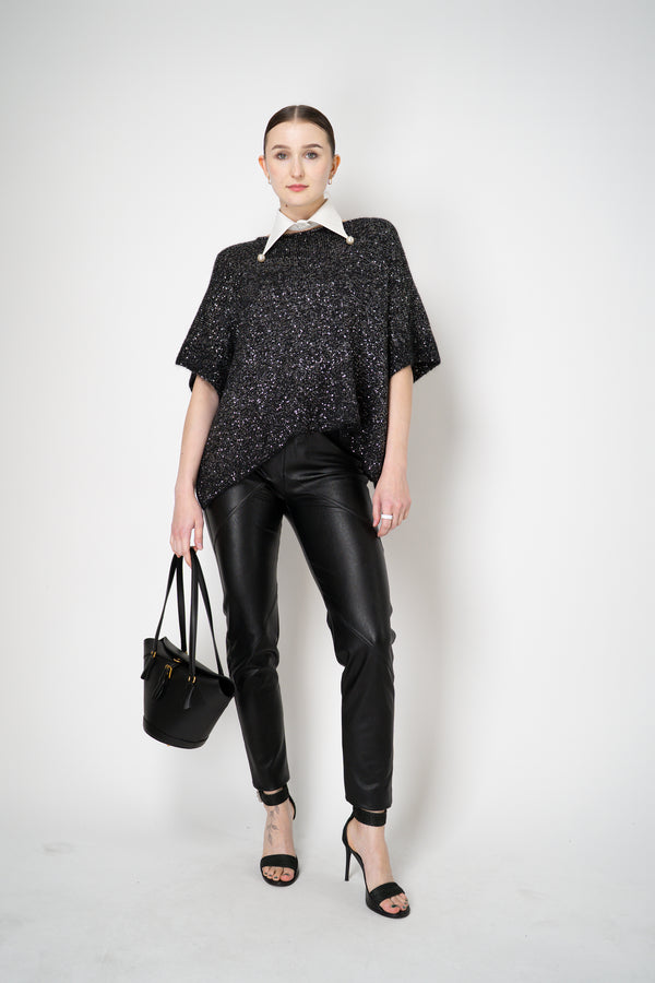 MeiMeiJ Pearl Embellished Faux Collar in White