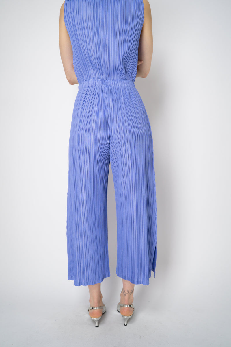 Pleats Please Issey Miyake Mellow Pleats Wide Leg Pants in Lavender
