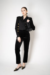 Fabiana Filippi Featherweight Viscose Cowl Neck Sleeveless Top in Black Vancouver. Shop Online or in Store.