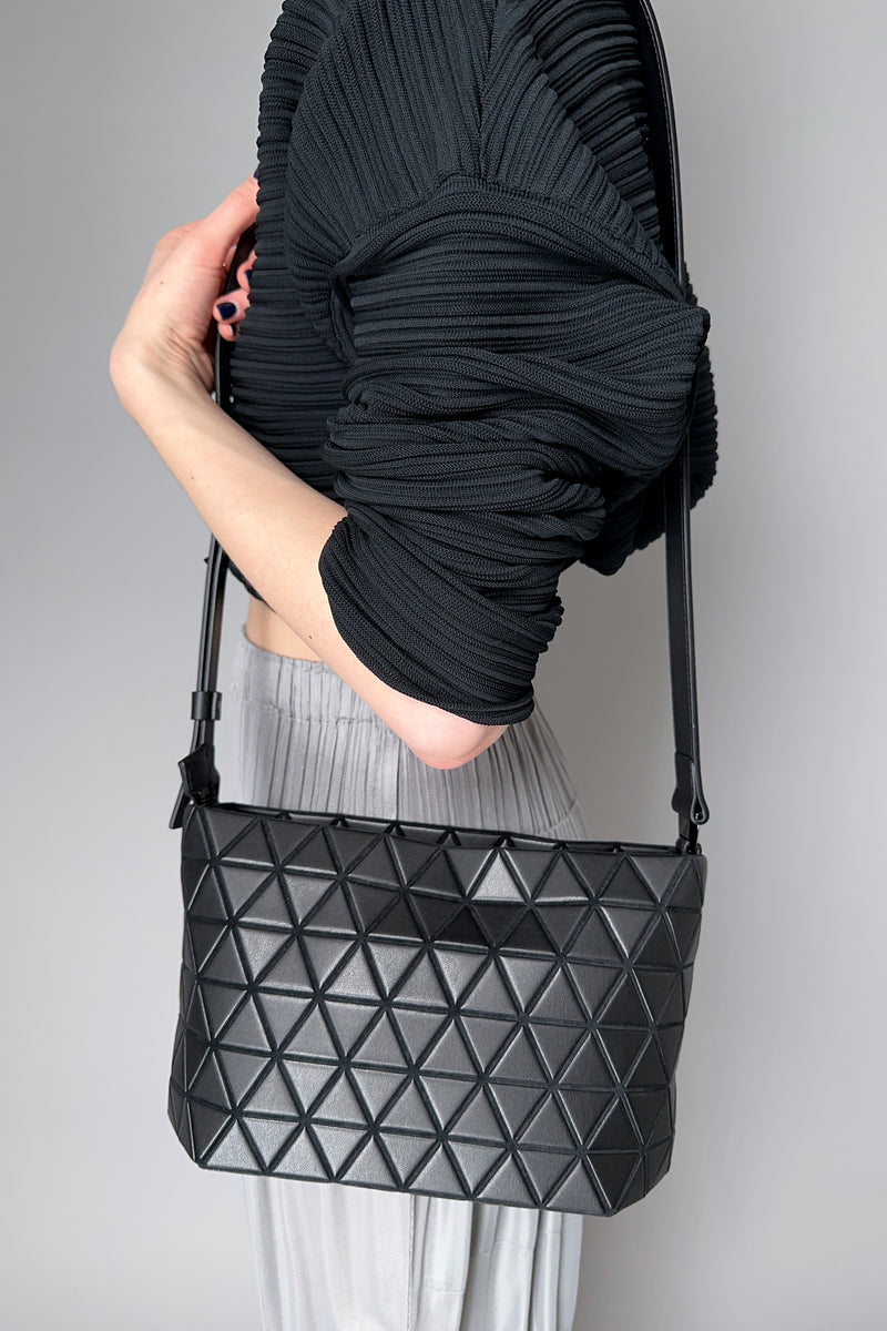 Bao Bao Issey Miyake Crystal Matte Shoulder Bag in Black