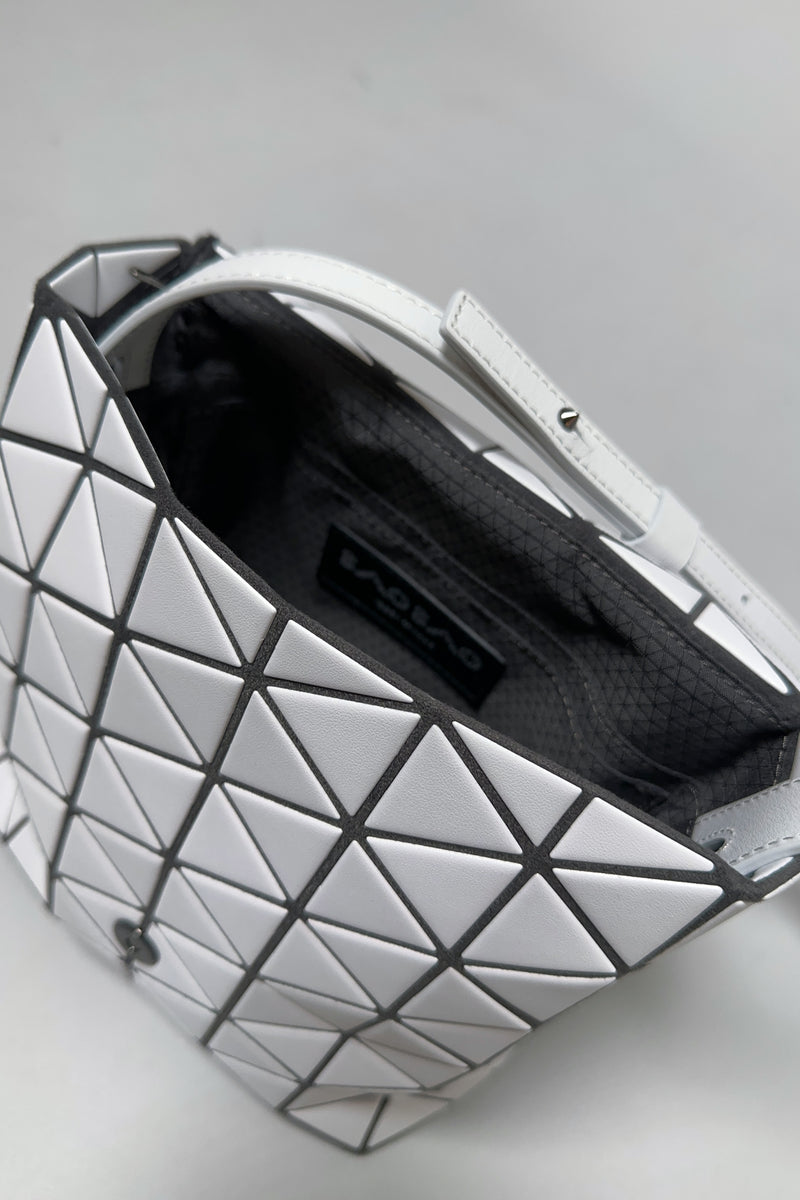 Bao Bao Flap Shoulder Bag in Light Grey Matte - Ashia Mode - Vancouver, BC