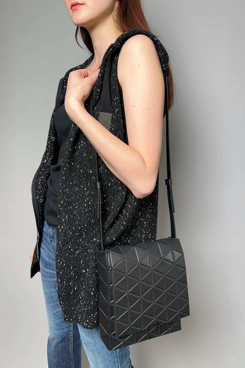 Bao Bao Flap Shoulder Bag in Matte Black - Ashia Mode - Vancouver, BC