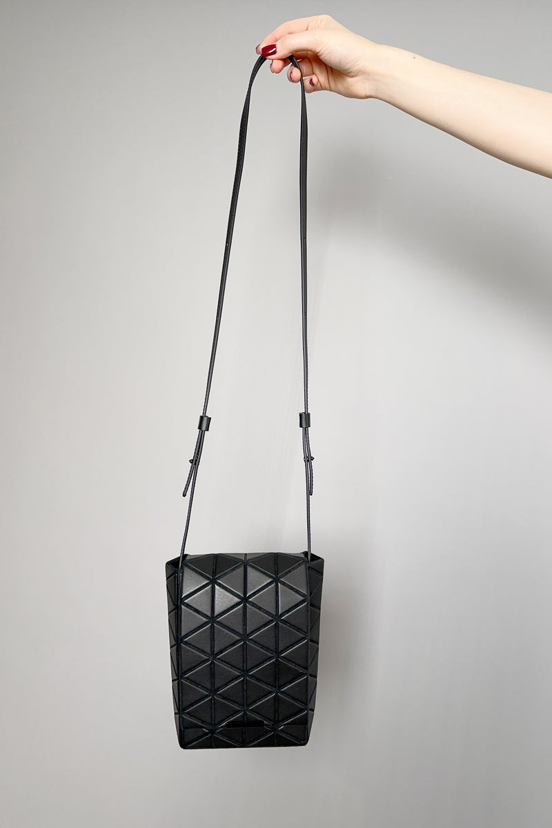 Bao Bao Small Flap Shoulder Bag in Matte Black
