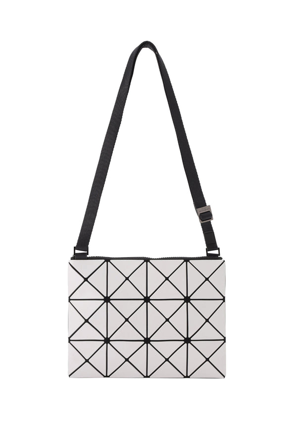 Bao Bao Lucent Gloss Mix Crossbody Bag in Light Grey and Grey - Ashia Mode – Vancouver, BC