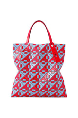 Bao Bao Issey Miyake Connect Tote in Red x Ice Blue
