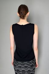 D. Exterior Knit Tank Top in Black