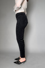 D. Exterior Slim Velvet Corduroy Pants in Black - Ashia Mode – Vancouver, BC