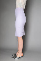 D. Exterior Knit Pencil Skirt in Lilac Vancouver. Shop Online or in Store.