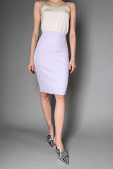 D. Exterior Knit Pencil Skirt in Lilac Vancouver. Shop Online or in Store.