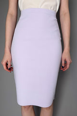 D. Exterior Knit Pencil Skirt in Lilac Vancouver. Shop Online or in Store.