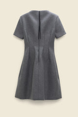 Dorothee Schumacher Modern Softness Dress in Charcoal Grey Melange - Ashia Mode - Vancouver, BC