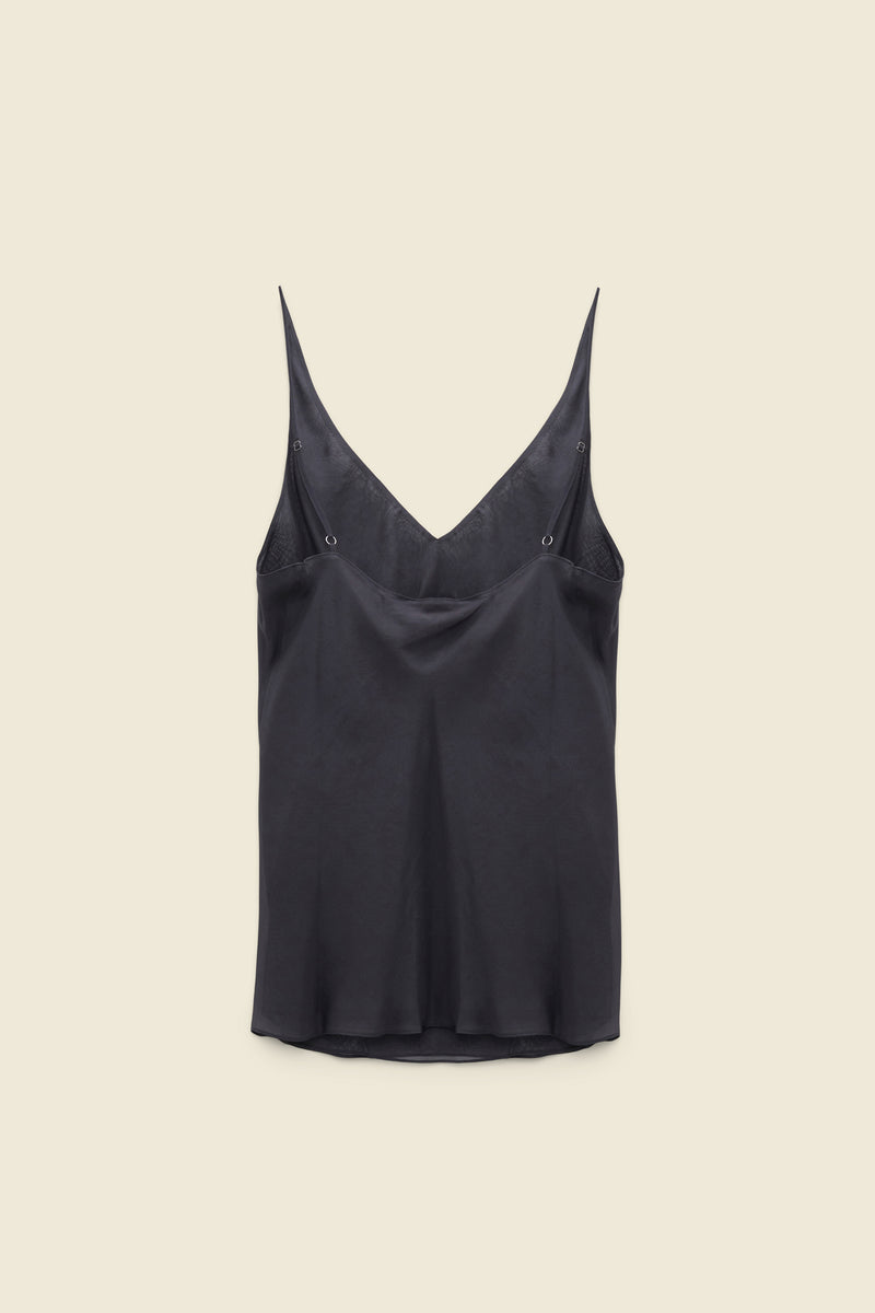 Dorothee Schumacher Playful Lightness Camisole in Anthracite - Ashia Mode - Vancouver, BC