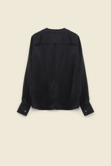 Dorothee Schumacher Sleek Attraction Blouse in Black - Ashia Mode - Vancouver, BC