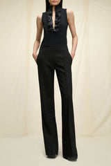 Dorothee Schumacher Delicate Merino Top with Lace Flounce - Ashia Mode - Vancouver, BC