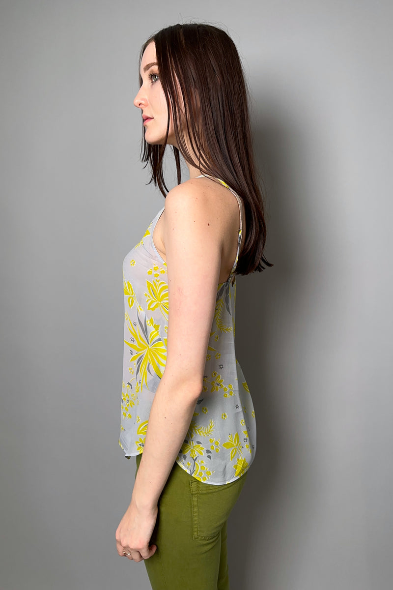 Dorothee Schumacher Blooming Blend Camisole in in Yellow and Grey