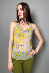 Dorothee Schumacher Blooming Blend Camisole in in Yellow and Grey - Ashia Mode - Vancouver, BC