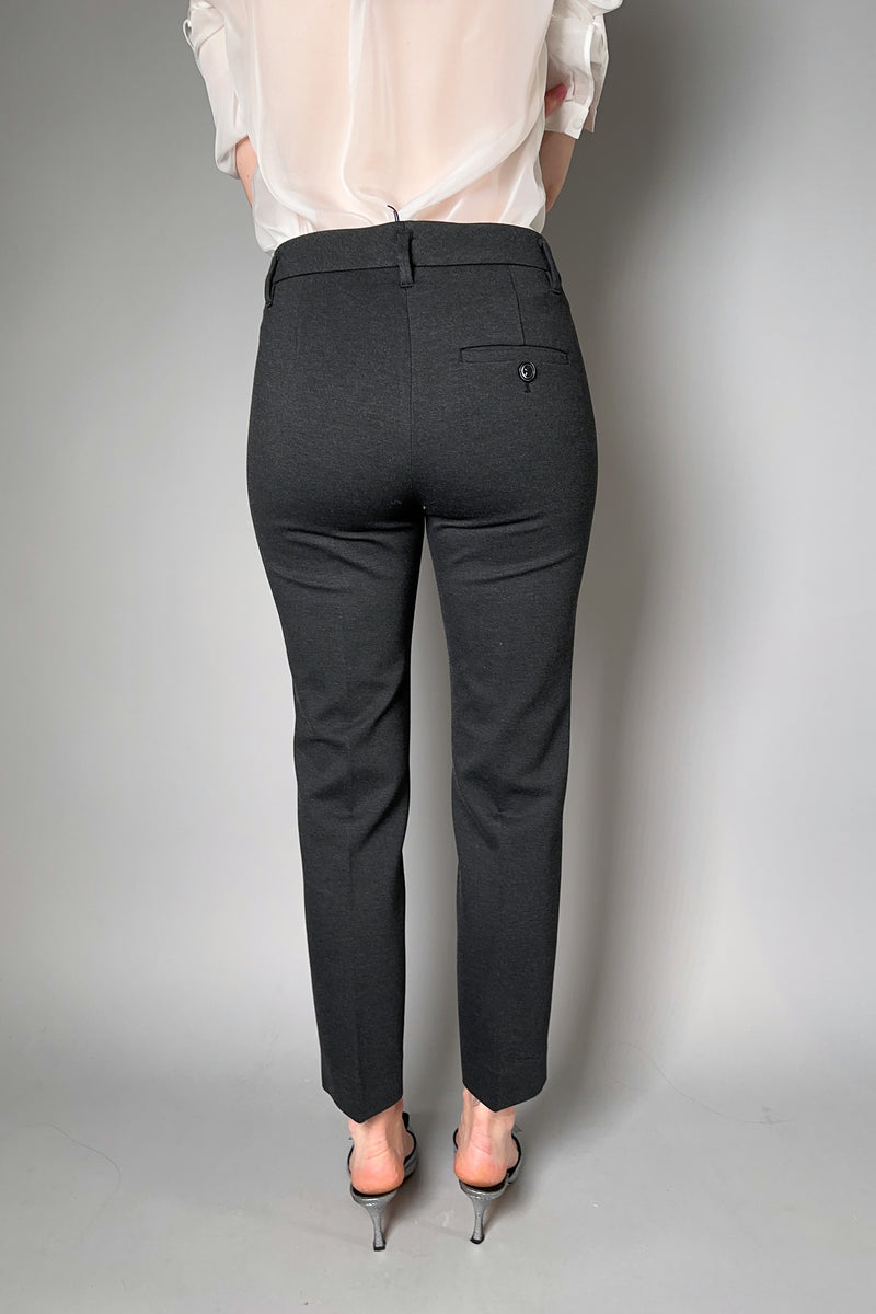 Dorothee Schumacher Emotional Essence Cropped Pants in Dark Charcoal Grey Vancouver. Shop Online or in Store.