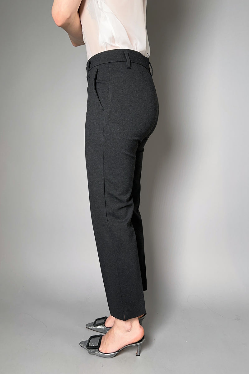 Dorothee Schumacher Emotional Essence Cropped Pants in Dark Charcoal Grey Vancouver. Shop Online or in Store.