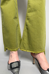 Dorothee Schumacher Denim Attraction Pants in Olive Green - Ashia Mode - Vancouver, BC