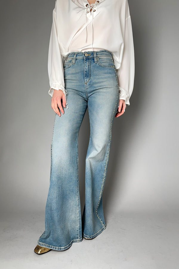 Dorothee Schumacher Denim Love Jeans With Stud Embellishment