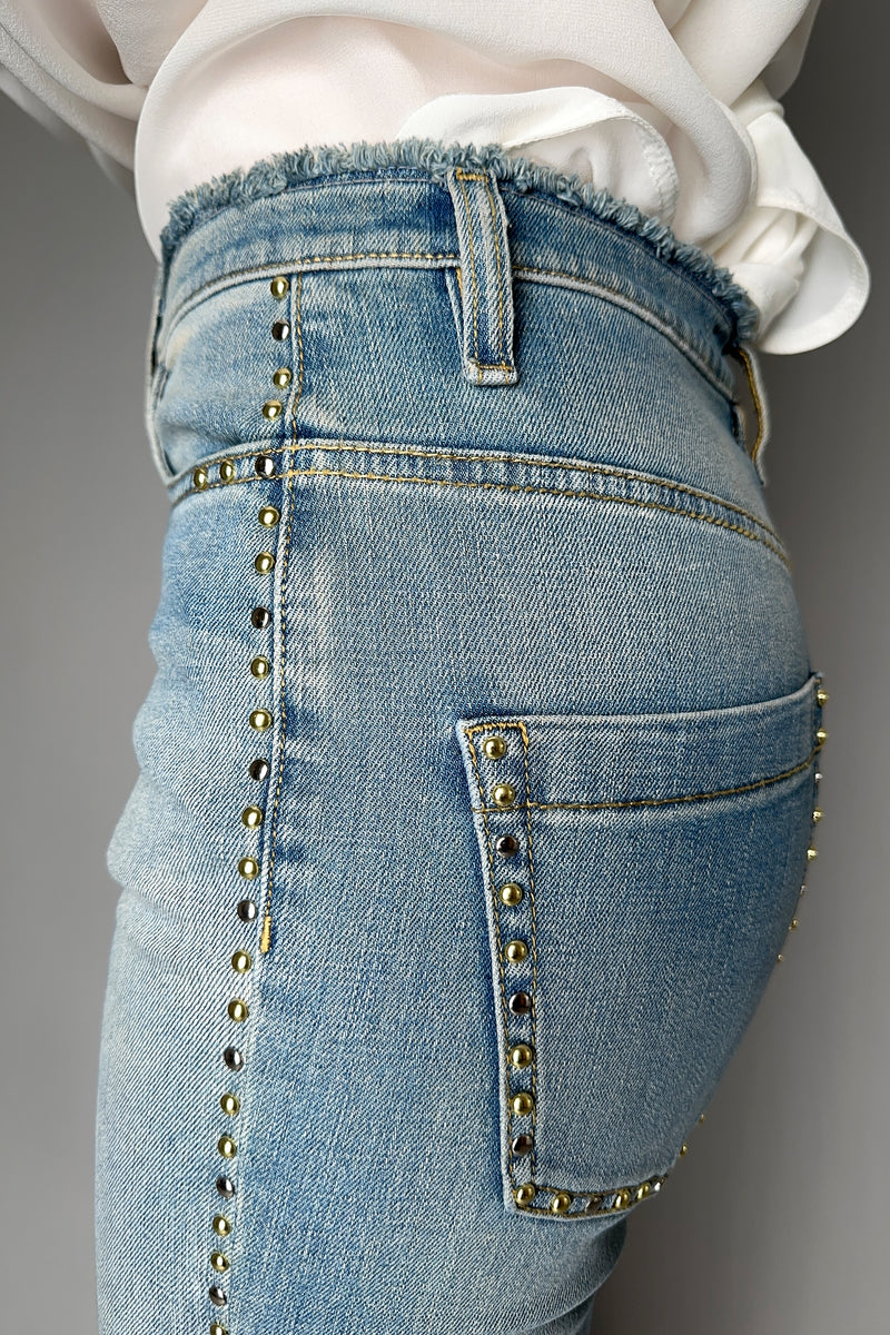 Dorothee Schumacher Denim Love Jeans With Stud Embellishment