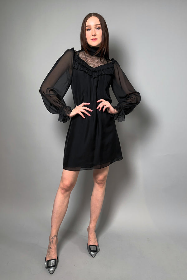 Dorothee Schumacher Playful Lightness Silk Dress in Black - Ashia Mode – Vancouver, BC