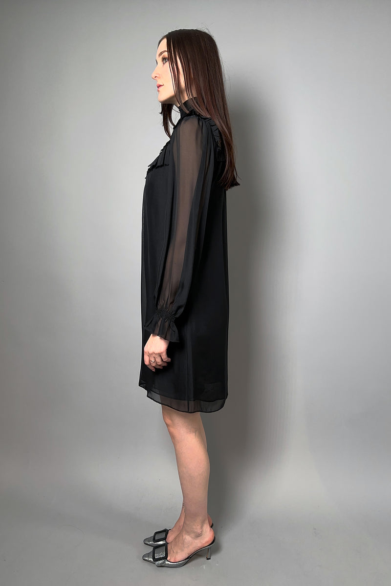 Dorothee Schumacher Playful Lightness Silk Dress in Black - Ashia Mode – Vancouver, BC