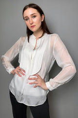 Dorothee Schumacher Playful Lightness Camisole in Camellia White - Ashia Mode - Vancouver, BC