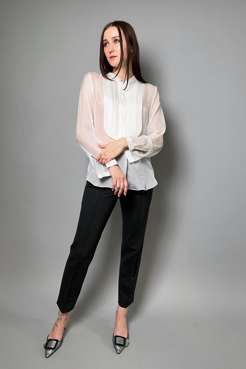 Dorothee Schumacher Emotional Essence Cropped Pants in Dark Charcoal Grey Vancouver. Shop Online or in Store.