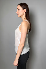 Dorothee Schumacher Playful Lightness Camisole in Camellia White - Ashia Mode - Vancouver, BC