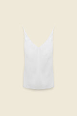 Dorothee Schumacher Playful Lightness Camisole in Camellia White - Ashia Mode - Vancouver, BC