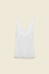 Dorothee Schumacher Playful Lightness Camisole in Camellia White - Ashia Mode - Vancouver, BC