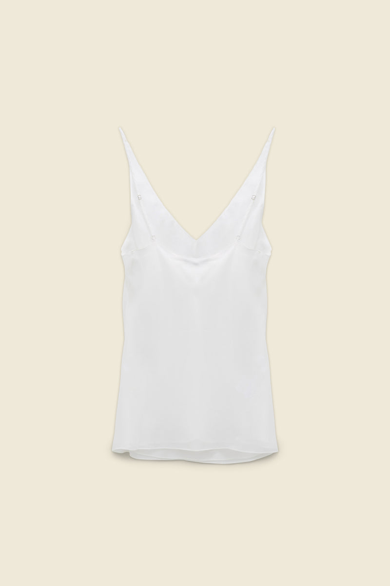 Dorothee Schumacher Playful Lightness Camisole in Camellia White - Ashia Mode - Vancouver, BC