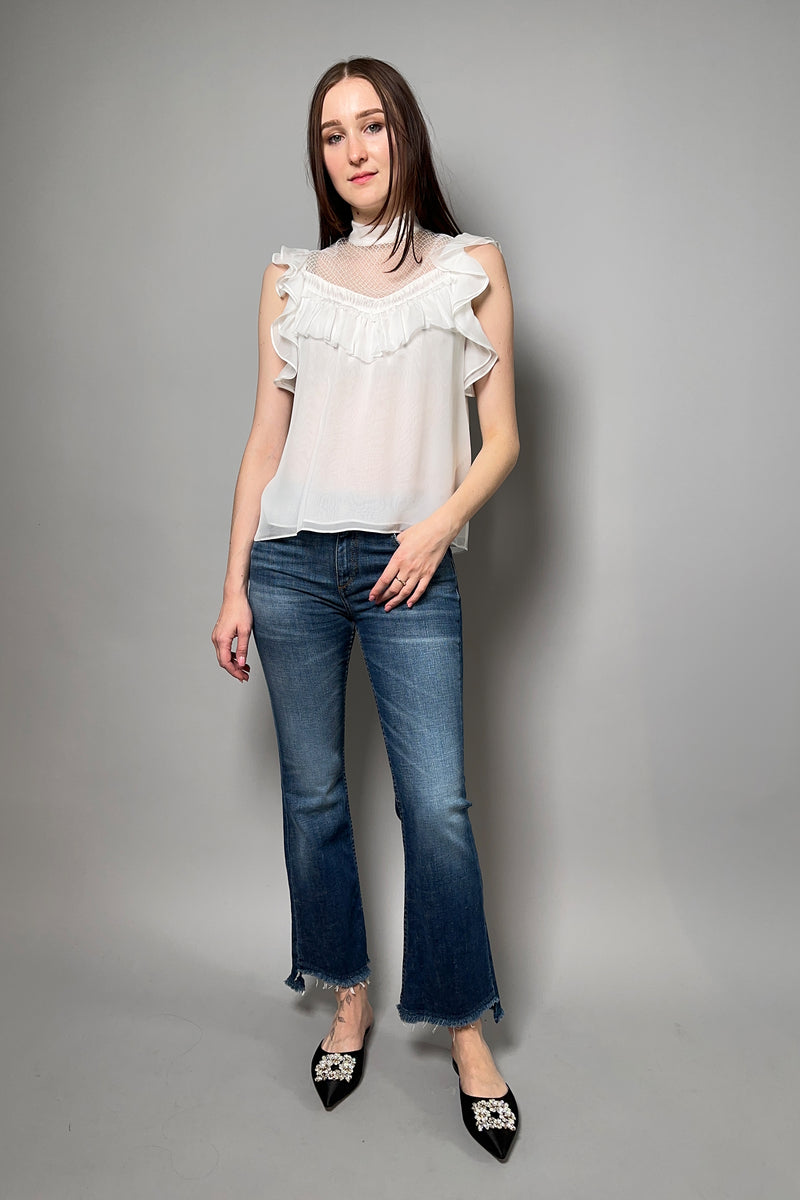 Dorothee Schumacher Playful Lightness Top in Camellia White - Ashia Mode - Vancouver, BC