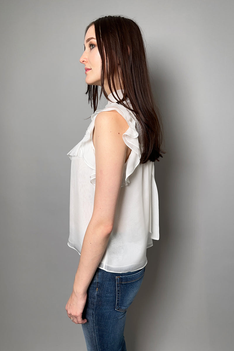 Dorothee Schumacher Playful Lightness Top in Camellia White - Ashia Mode - Vancouver, BC
